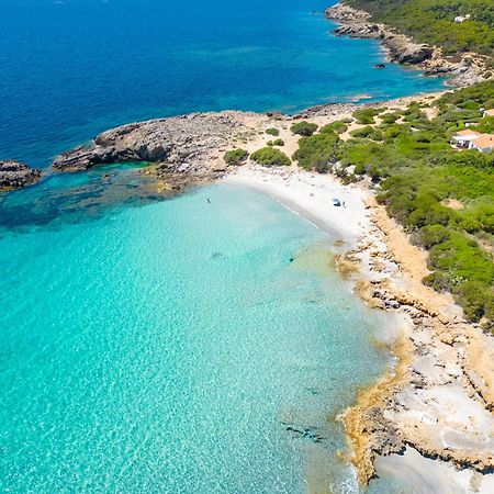 Rustico Porto Pino 30 Mt Dalla Spiaggia Buitenkant foto