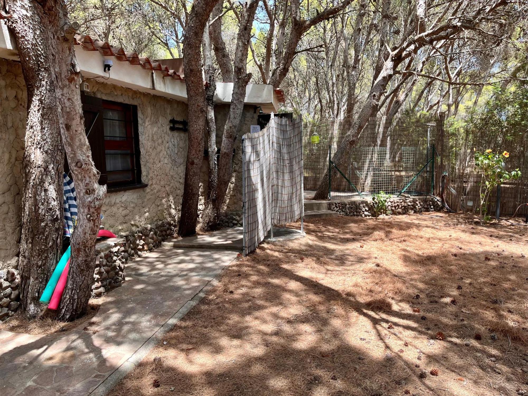 Rustico Porto Pino 30 Mt Dalla Spiaggia Buitenkant foto