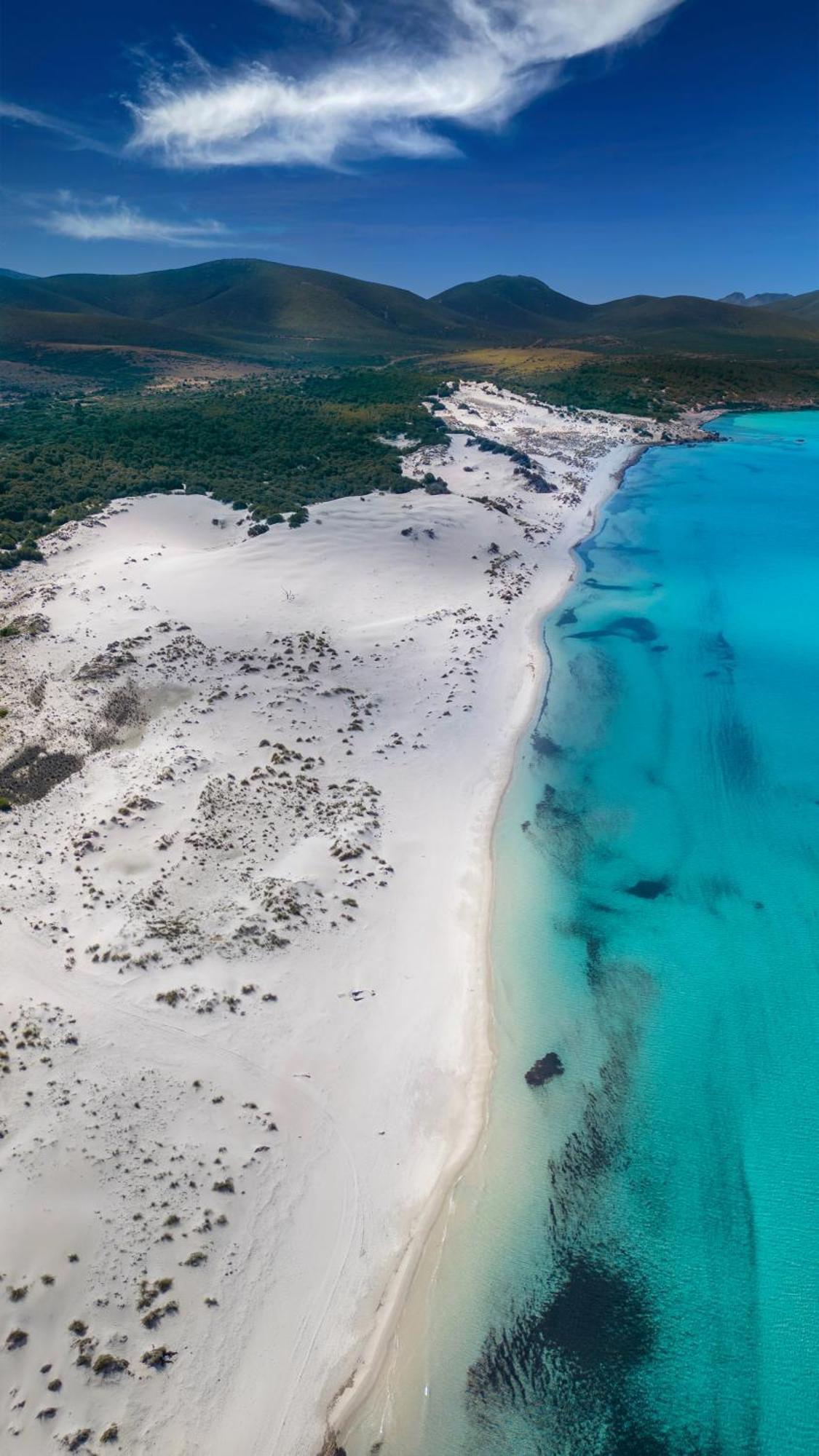Rustico Porto Pino 30 Mt Dalla Spiaggia Buitenkant foto